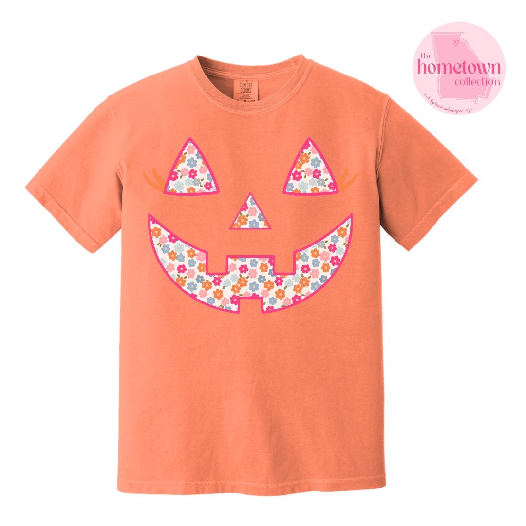 Floral Jack-o-Lantern