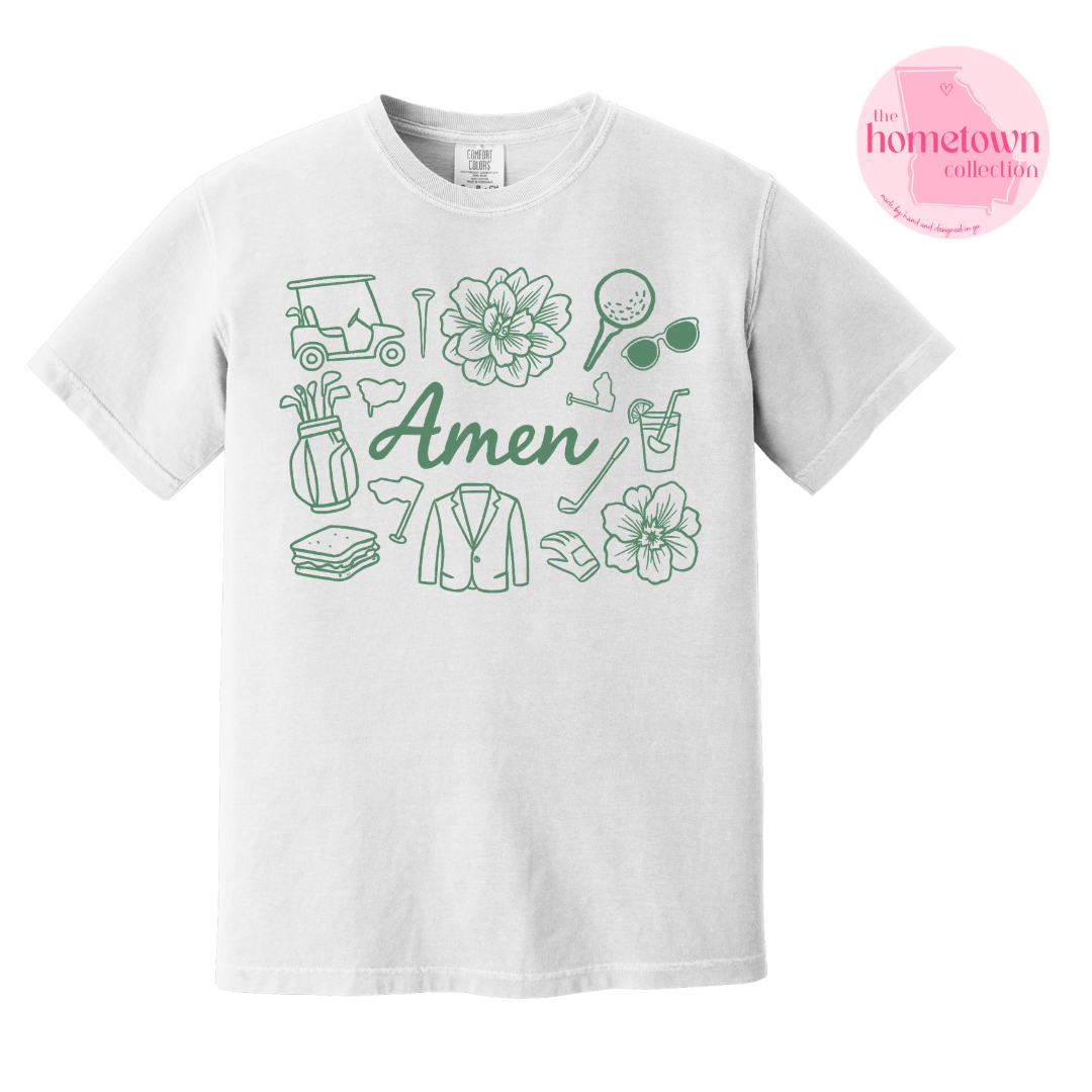 Amen - Masters Inspired White tee