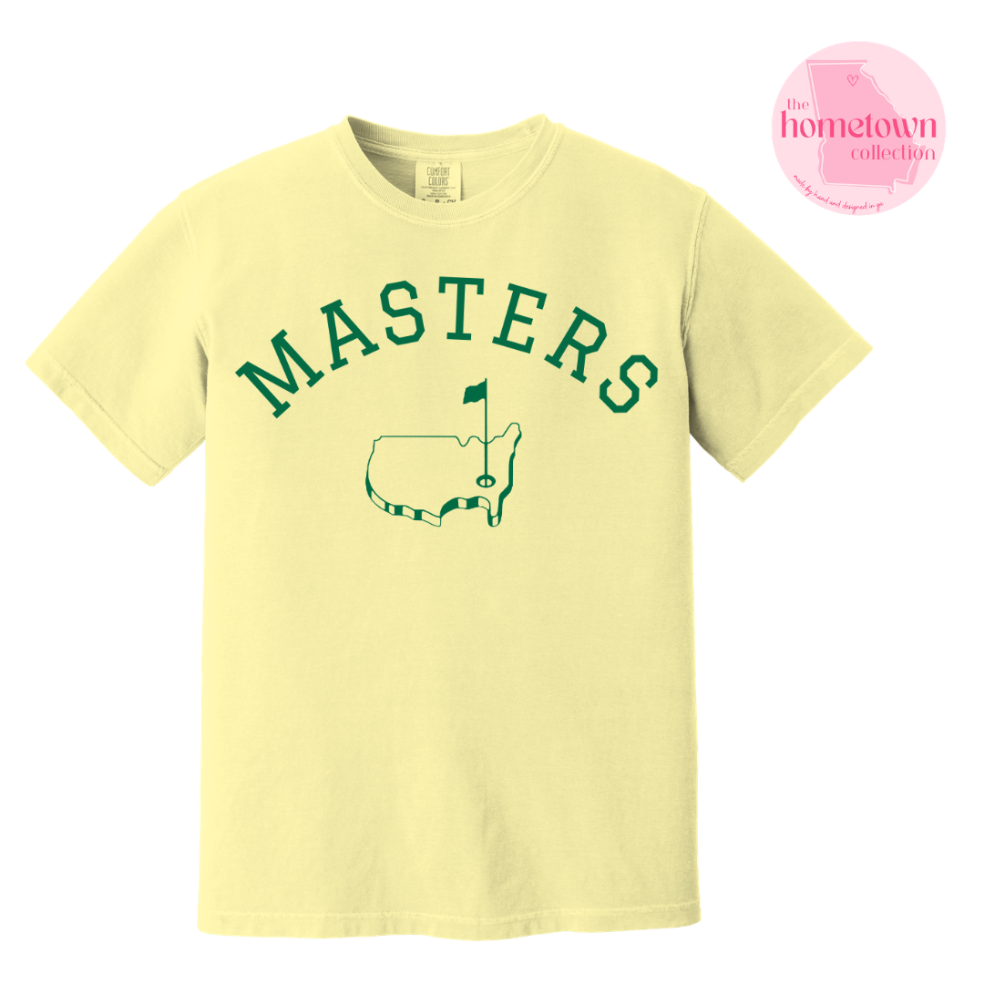 Masters Inspired Yellow tee