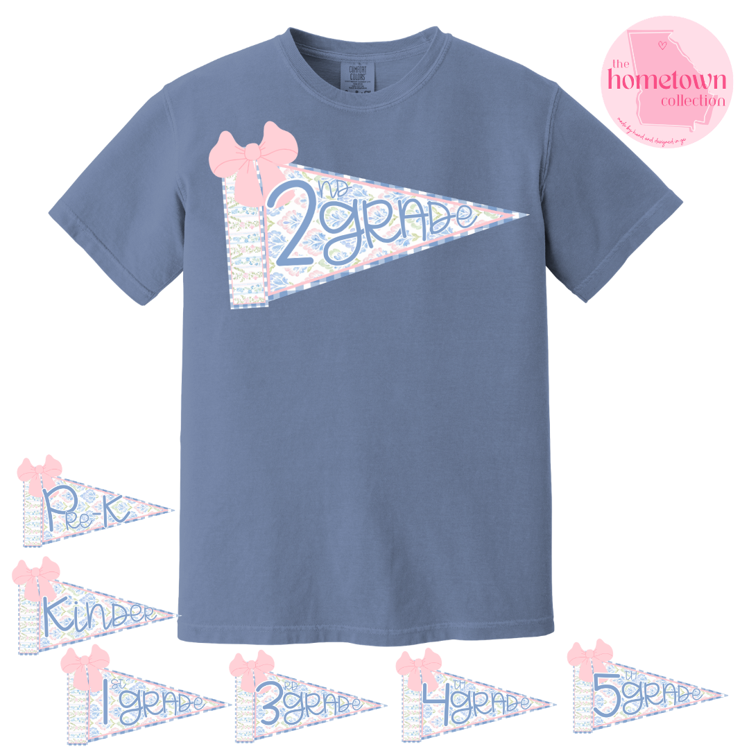 Preppy Pennant Tee