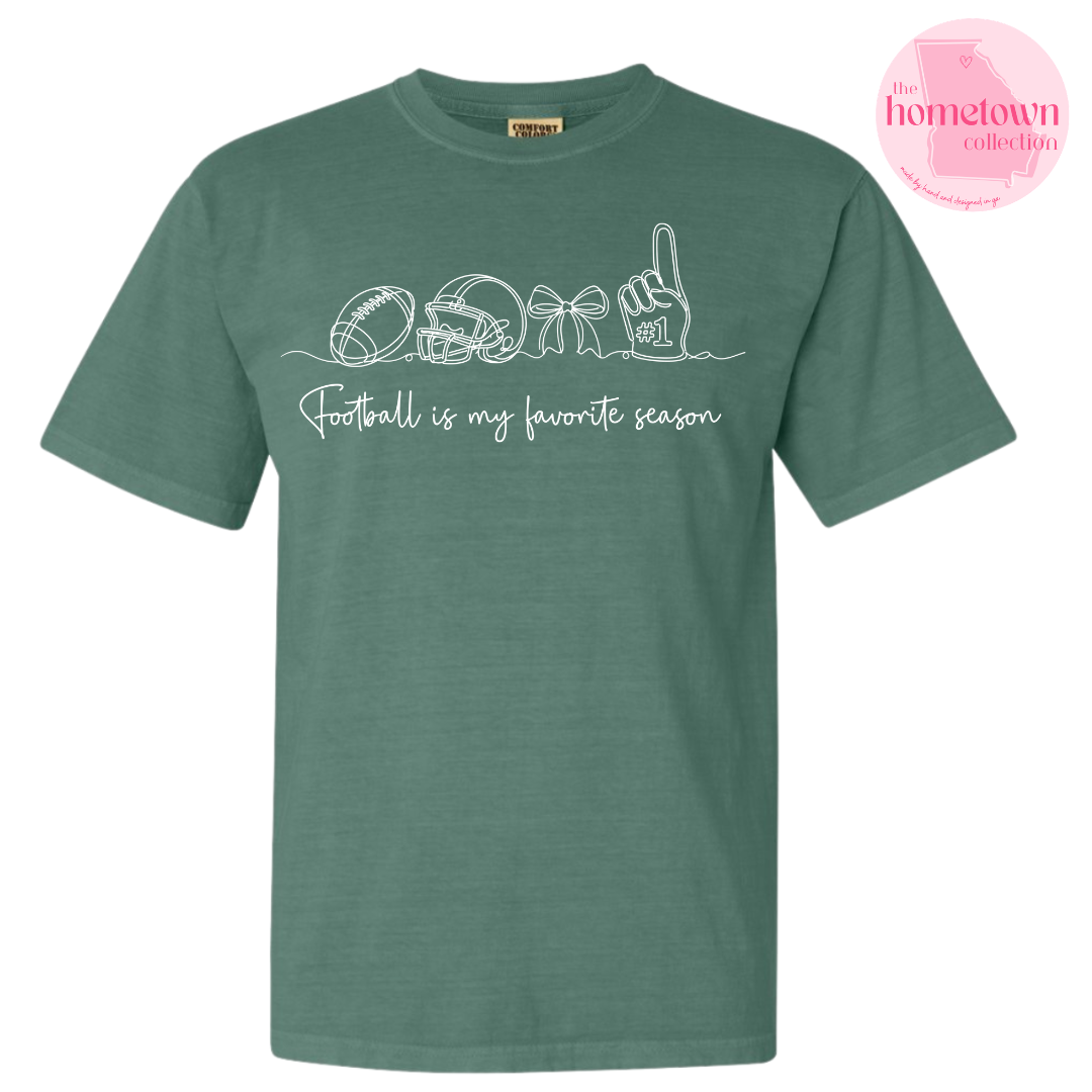 NEW! Football is My Favorite Season Green