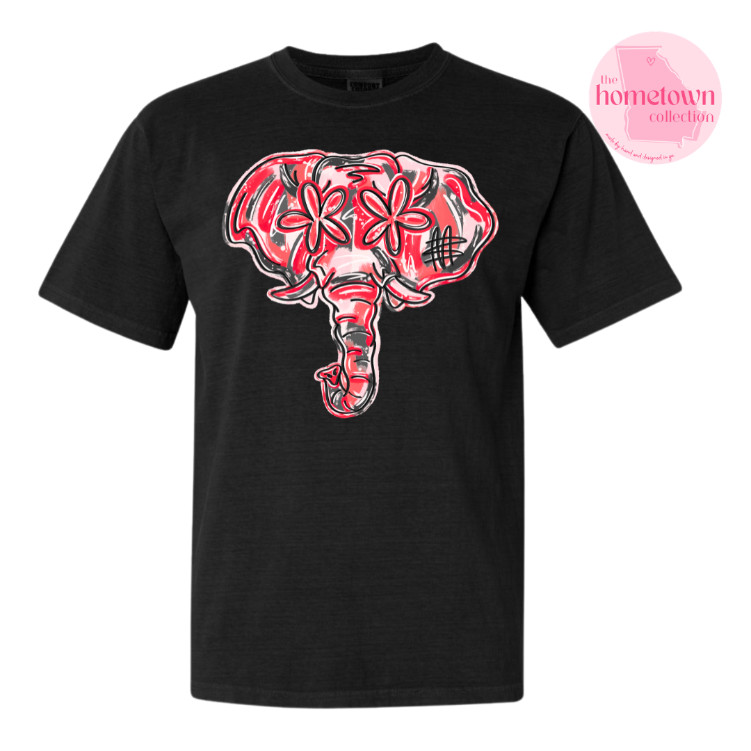 NEW! Red Elephants Bright and Bold