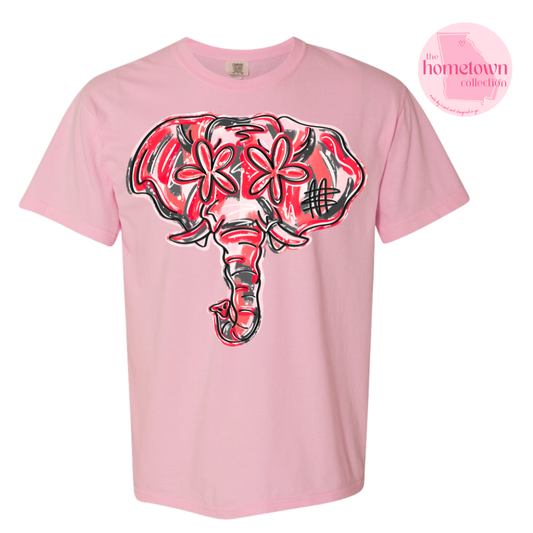 NEW! Red Elephants Bright and Bold