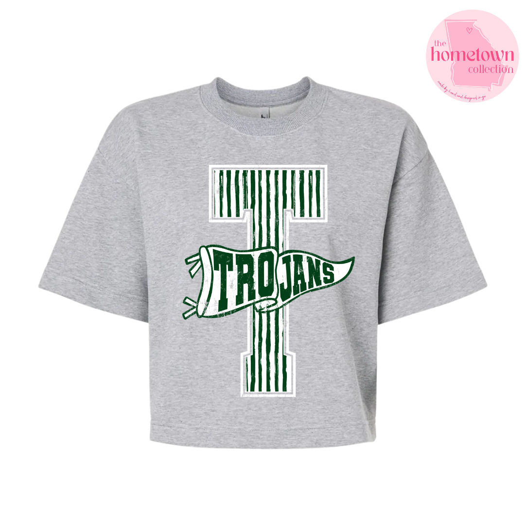 NEW! Trojans T Ladies Boxy Tee
