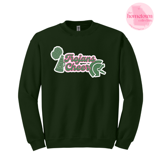 SALE Trojans Cheer Crewneck