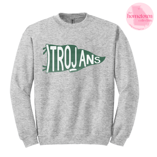 SALE Trojans Pennant Crewneck