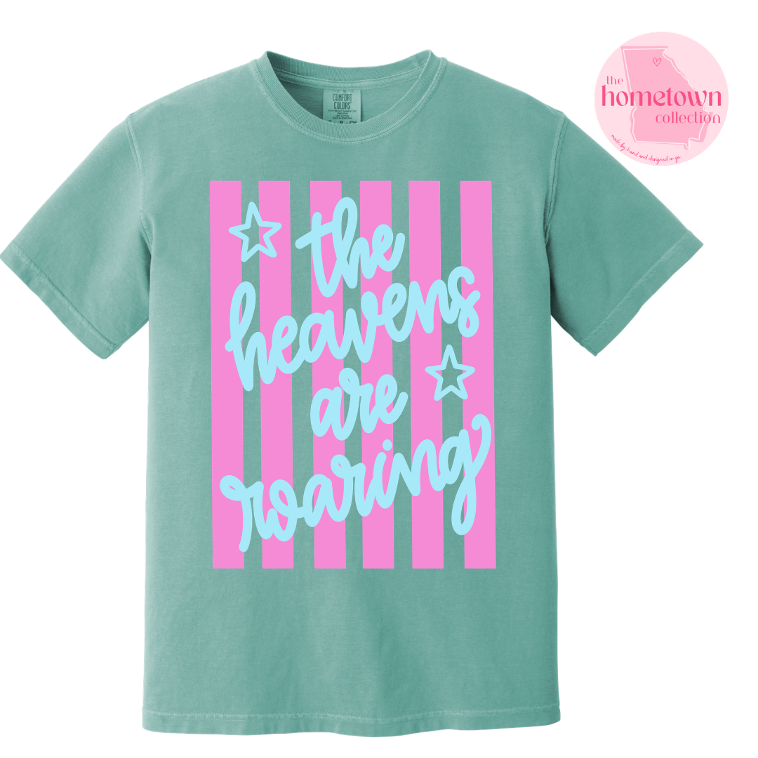 The Heavens are Roaring - Seafoam Tee