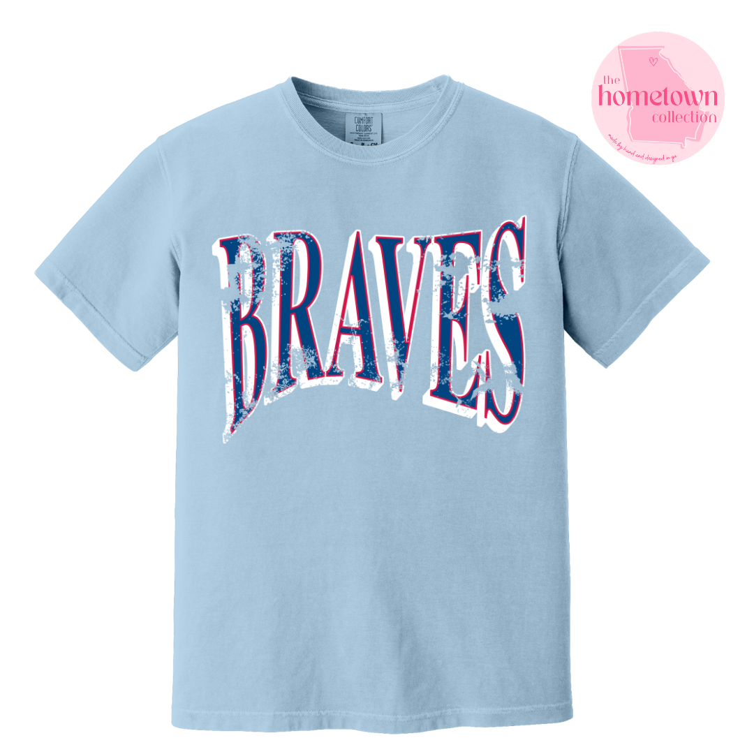 NEW! Blue Vintage Braves