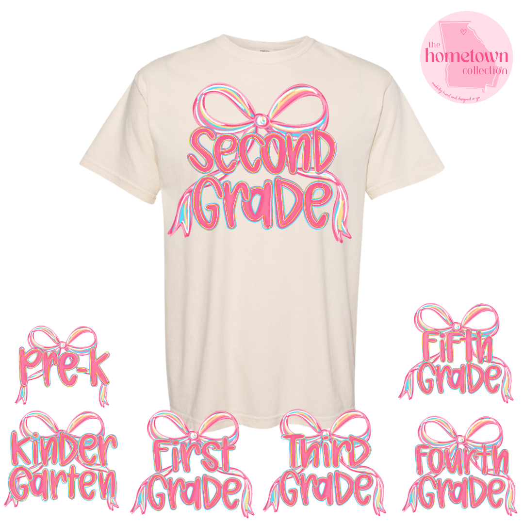 Pink Bow - Grade Level