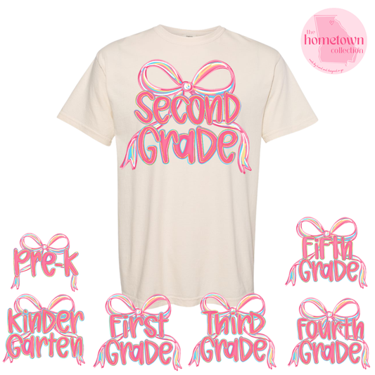 Pink Bow - Grade Level