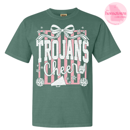 NEW! Trojans Bows and Stripes Cheer