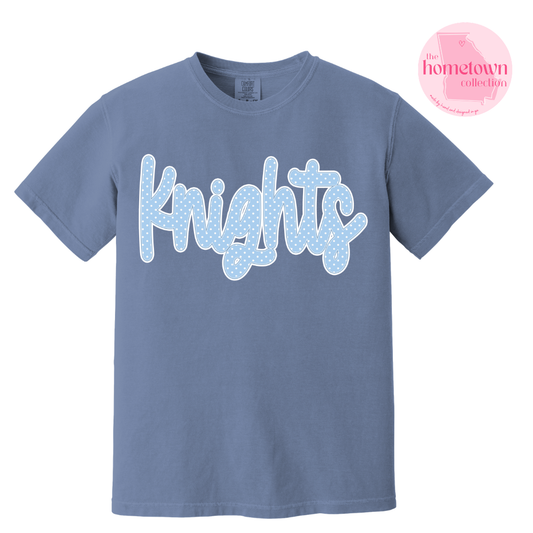 NEW! Polka Dots Knights Script