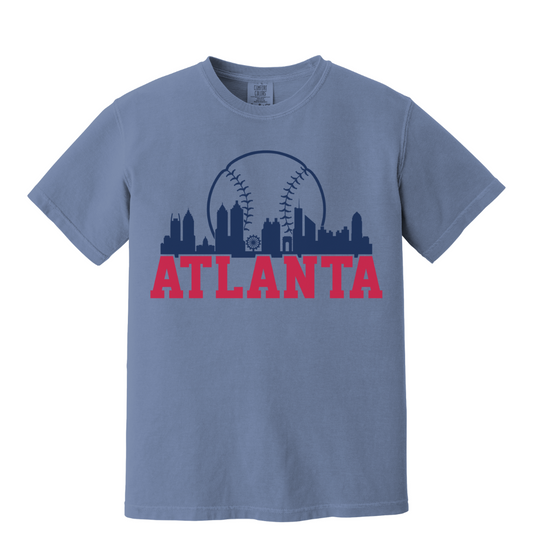 ATL Skyline Baseball Tee