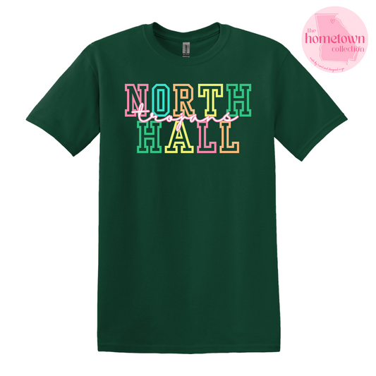 Colorful North Hall Trojans