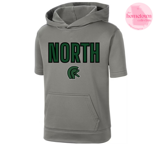 Gray North Hooded Pullover