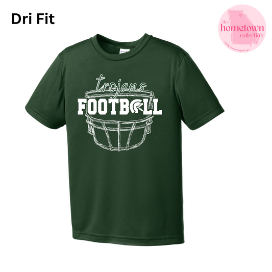 Dry-Fit Trojans Football Facemask