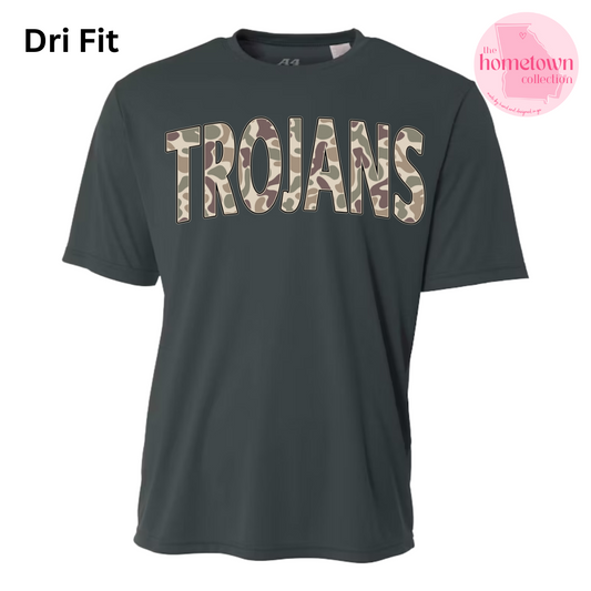 Dry-Fit Trojans Old School Camo