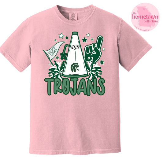 Trojans Pink & Green Cheer