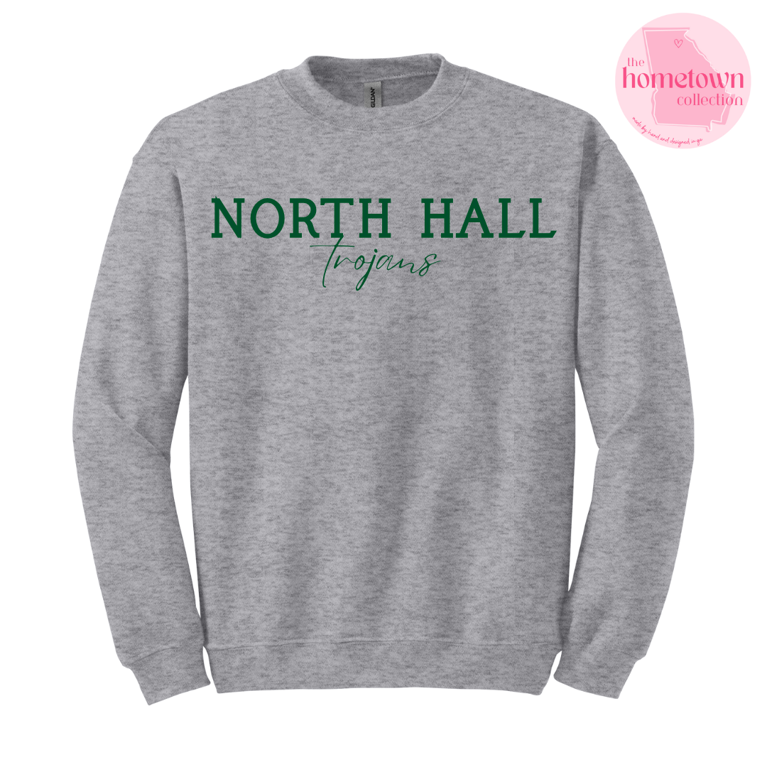 North Hall Trojans Crewneck